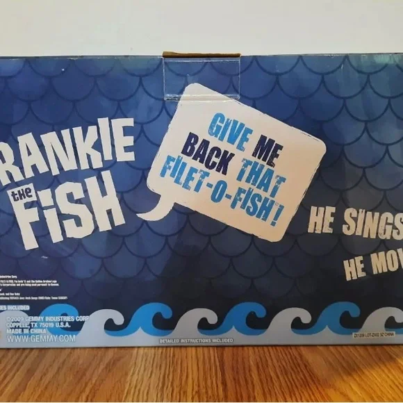 Frankie The Singing Fish McDonald's Give Me That Filet O Fish 2009